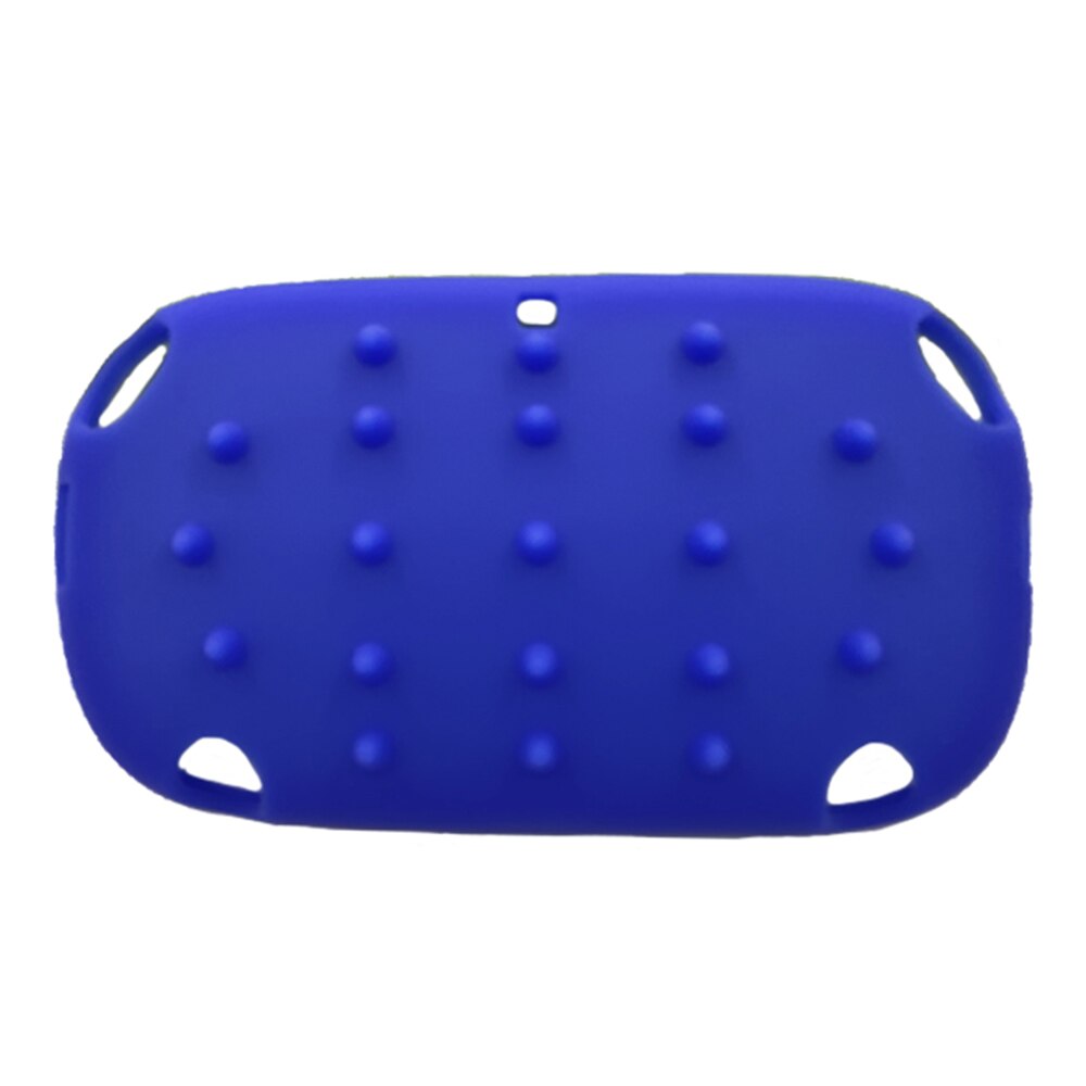 2 in 1 VR Front Face Portective Cover &amp; Interfacial Face Pad Cover Silicone for Oculus Quest Headset: Blue Helmet Cover
