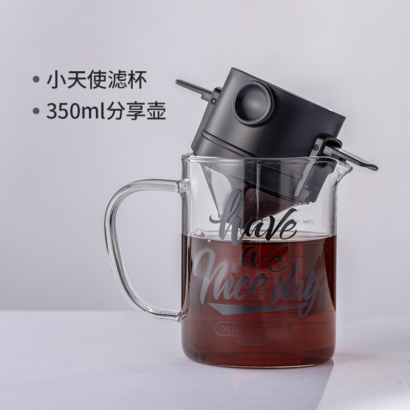 Permanent coffee filter cup stainless steel coffee filter folding filter hand punch cup portable coffee utensil kit: Filter cup -350ml b
