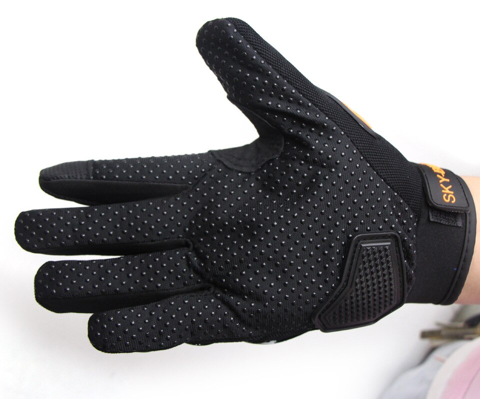 Billiga motorcykelhandskar guantes moto fem fingrar cykelhandskar med glidande handyta utan pekskärmsfinger