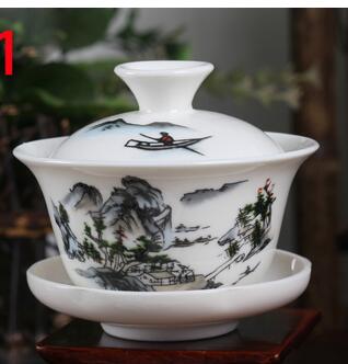 tea set Bone China Tea Sets Dehua tea porcelain teapot tea set for travel Beautiful and easy kettle: A