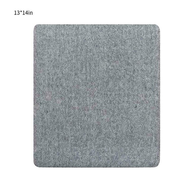 1.3mm Ironing Felt Pad 3 Sizes Wool Pressing Mat High Temperature Ironing Pad Ironing Board Wool Ironing Mat: 13x14inch