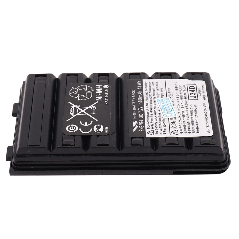 Fnb-V94 Fnb-83 Fnb-V57 1800Mah Battery For Yaesu Vertex Vx210 Vx400 Vx170 Ft-60