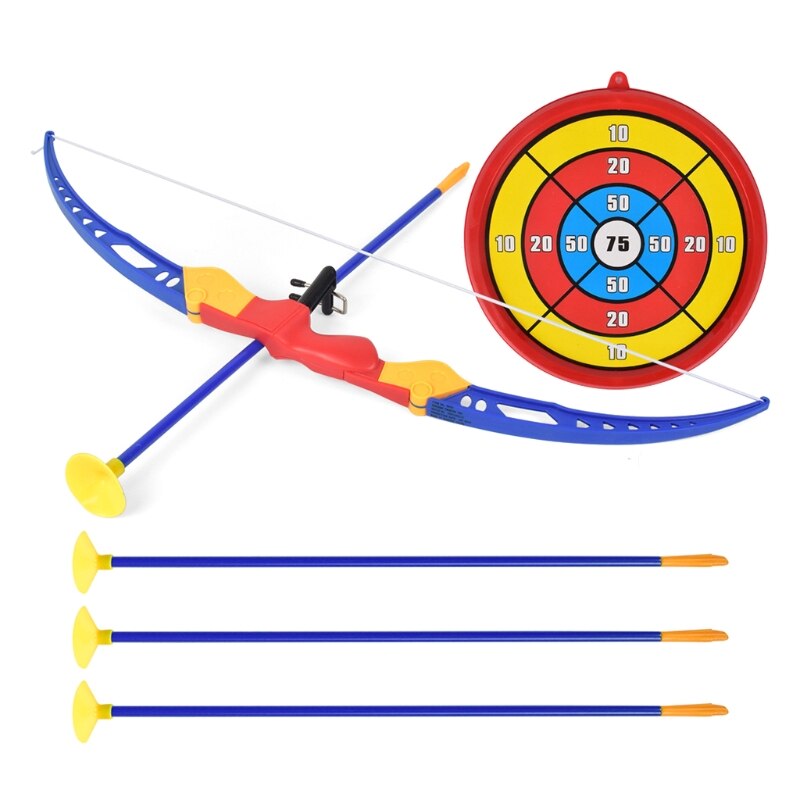 Simulation Bogen Pfeil Kunststoff Weiche Sauger Pfeil mit Ziel Spielzeug einstellen für freundlicher freundlicher