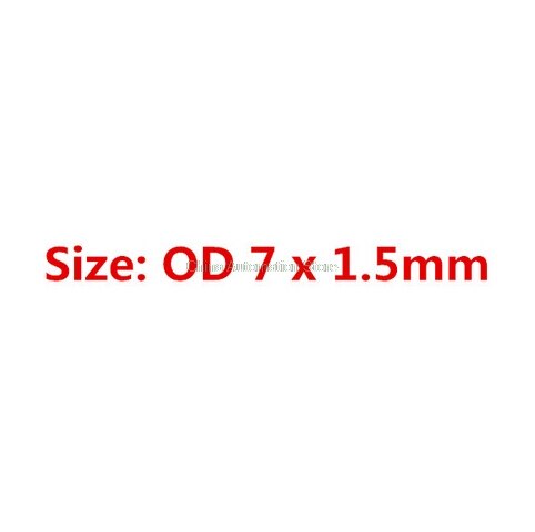 Joints d'étanchéité en caoutchouc noir | De Type "O" 100/4.5. 5/5/5.5/7/8/6/6*9/10 MM 1.5 pièces: 1a5mm X 7