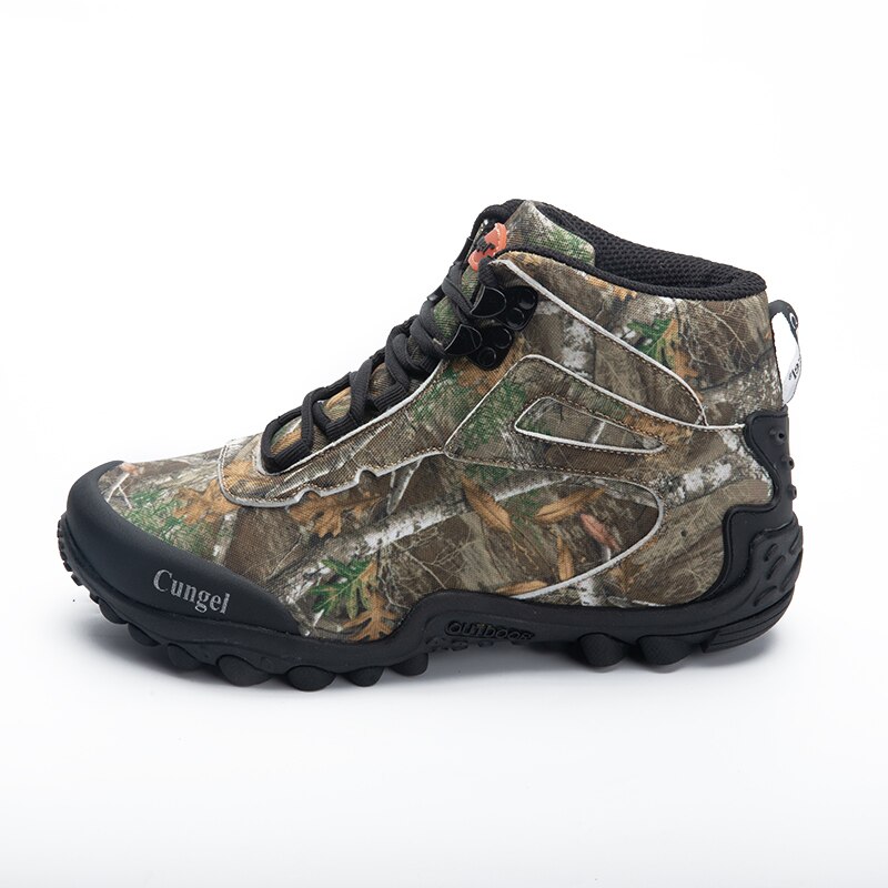 Vesonal vinter ankel sne mænd jagtstøvler snestøvler varme vandtætte mænd afslappet støvle camouflage sneakers udendørs stor størrelse: Camouflage / 46
