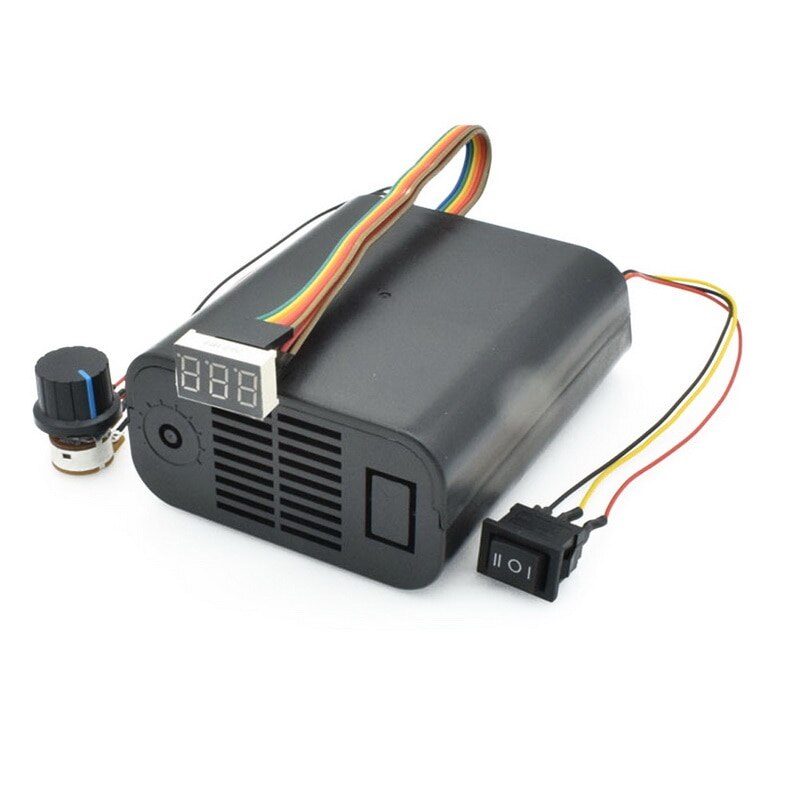 PWM dc motor speed controller max 60A CW CCW digital display 0~100% adjustable drive module Input 10V~55V