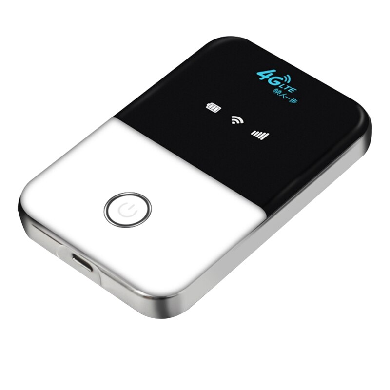 4G Lte Pocket Wifi Router Car Mobile Hotspot Wireless Broadband Mifi Unlocked Modem with Sim Card Slot: Default Title
