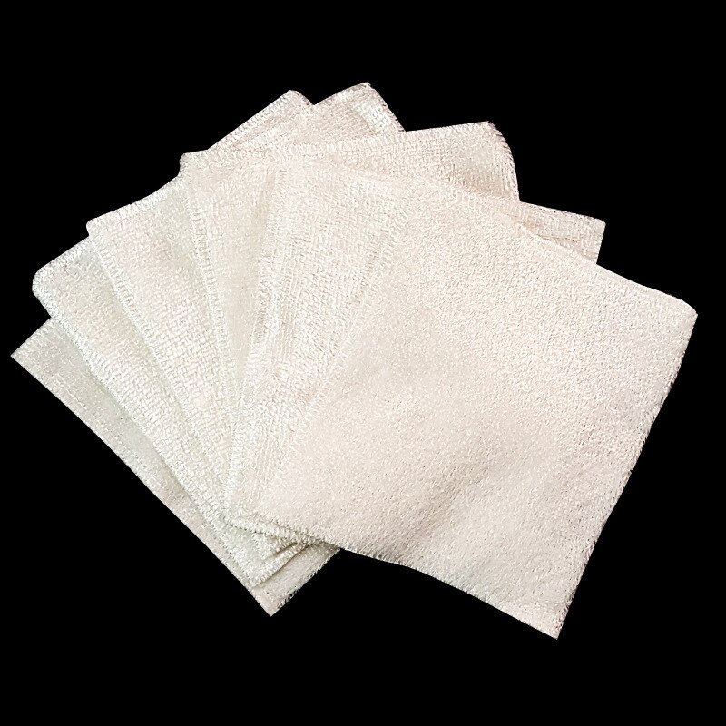 2PCs High Efficient Anti-grease Dish Cloth Bamboo Fiber Washing Towel Magic Kitchen Cleaning Wiping