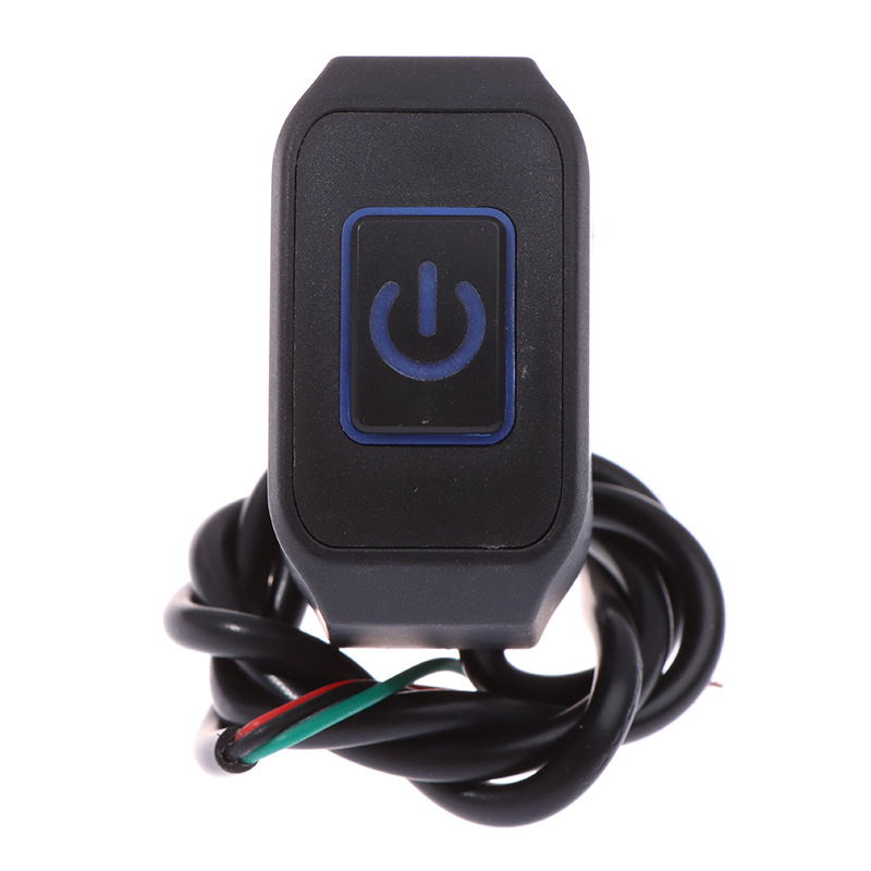 Motorrad-Lenkerschalter, 22 mm, 12 V, Ein-/Aus-Geschmack, universeller wasserdichter Motorrad-Anschluss, Steuerschalter, Moto-Zubehör: Gold