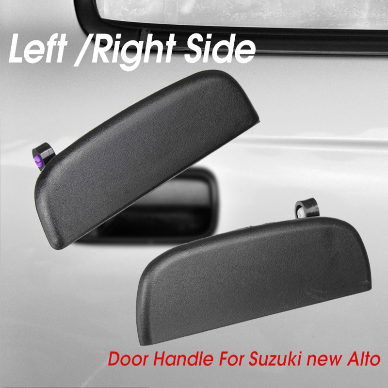 Car Front Rear Outer Exterior Door Open Handle Outside Door Knob Left Right Black For Suzuki Alto Outer Door Handle Parts