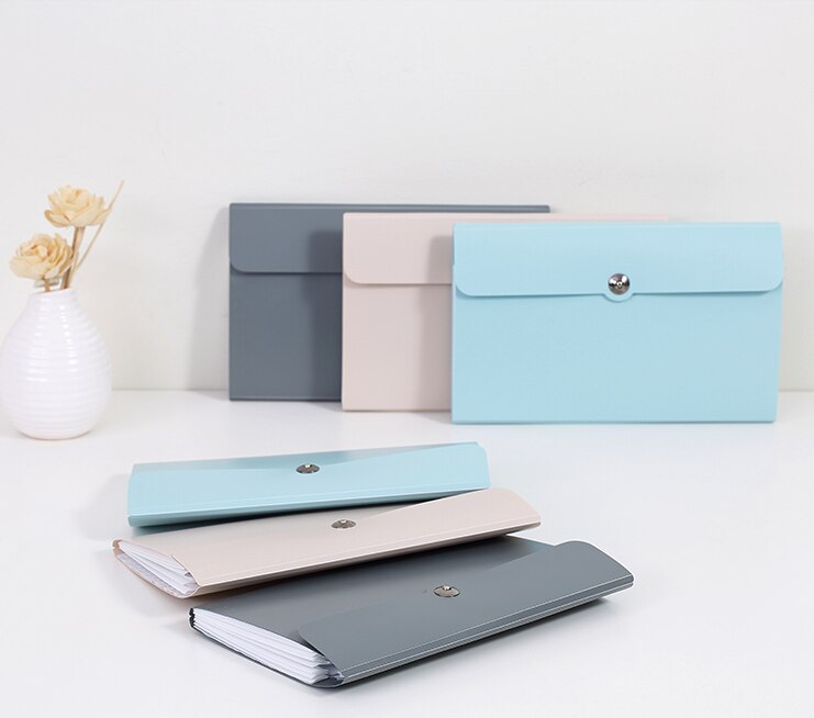 A5 Document Bill Invoice Management Pack Display File Expanding Folder Paper Classification 8grid Package Wallet Filing Products