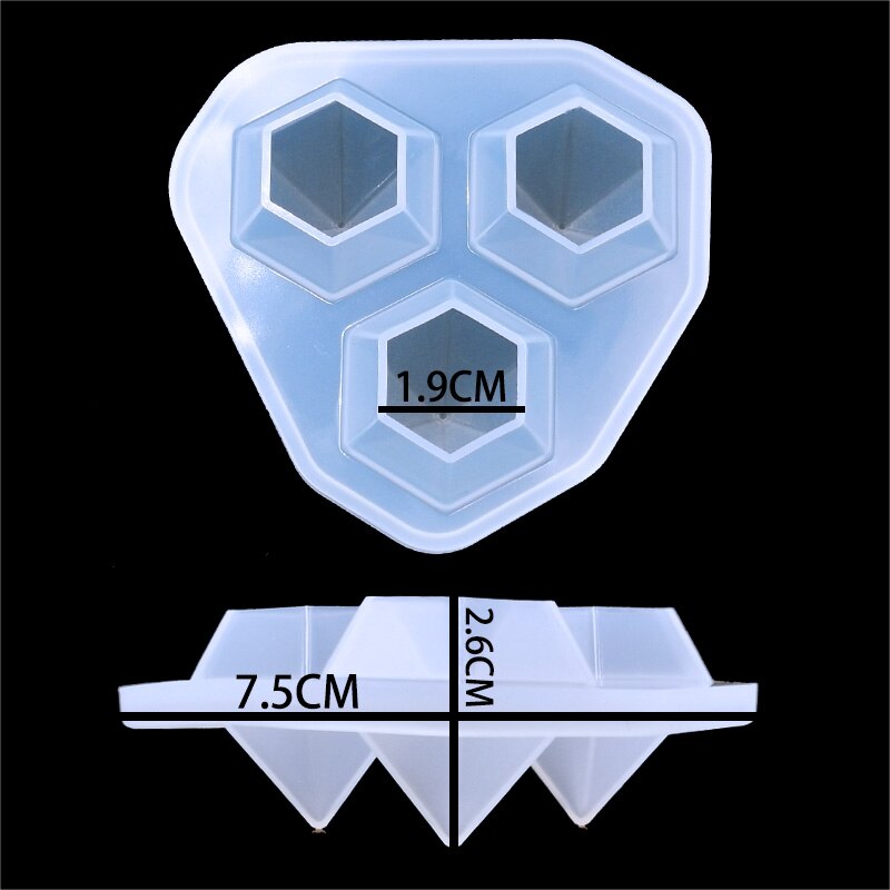 QIAOQIAO DIY Diamonds Gem Siliconen Cool Ice Maker Cube Mold Lade Chocolade Bar Party Mould CrystalMolds Tool: MJ-333