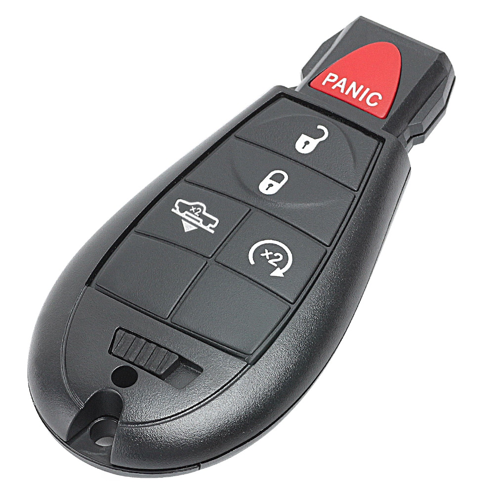 KEYECU Replacement Remote Key Fob 433MHz PCF7961A for Dodge RAM 1500 2500 3500 With Remote Start FCC ID: GQ4-53T