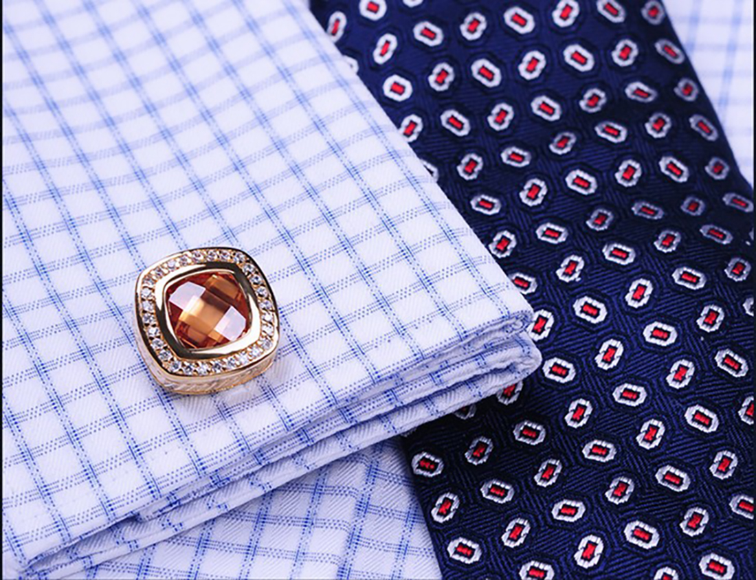 Hochwertige Manschettenknöpfe mit Schildkrötengesicht, Champagner, Kristall, Strass, für Herren, Hemd im französischen Stil, Business, Hochzeit, Bräutigam