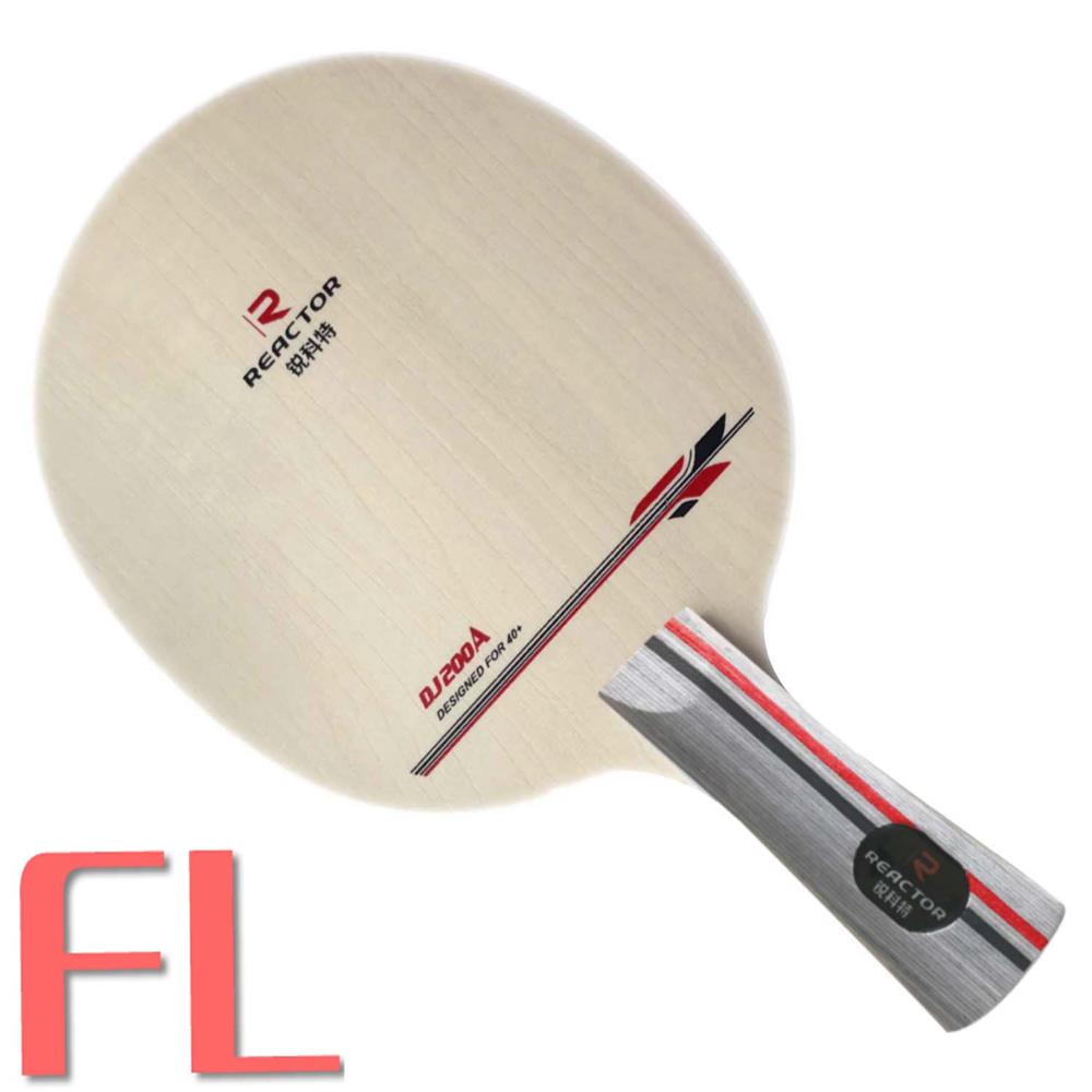 Table tennis racket Reactor DJ200 table tennis blade with 2Pieces Sanwei T88-III Corbor Table Tennis pingpong rubber: DJ200 FL