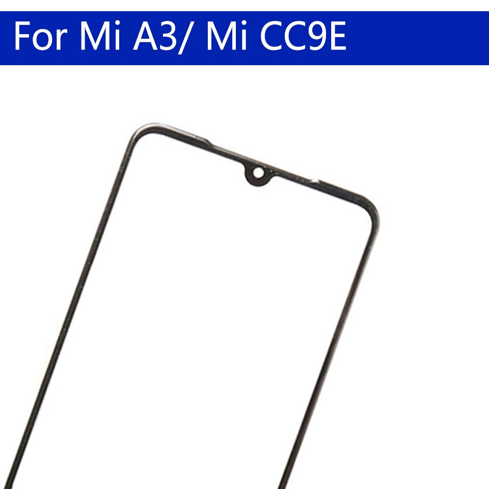 Replacement For Xiaomi Mi A3 / Mi CC9E Touch Screen Front Glass Panel LCD Outer Lens