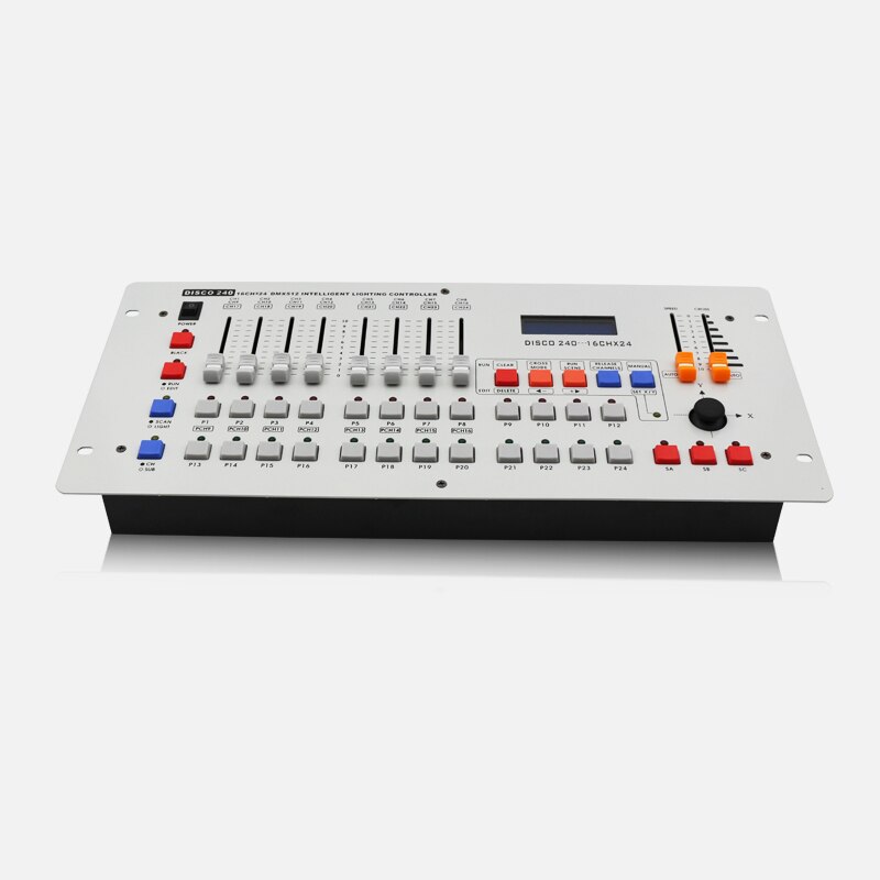 Lumière de scène avec contrôleur DMX 240, Console de Signal DMX pour XLR-3 Led Par tête mobile DJ