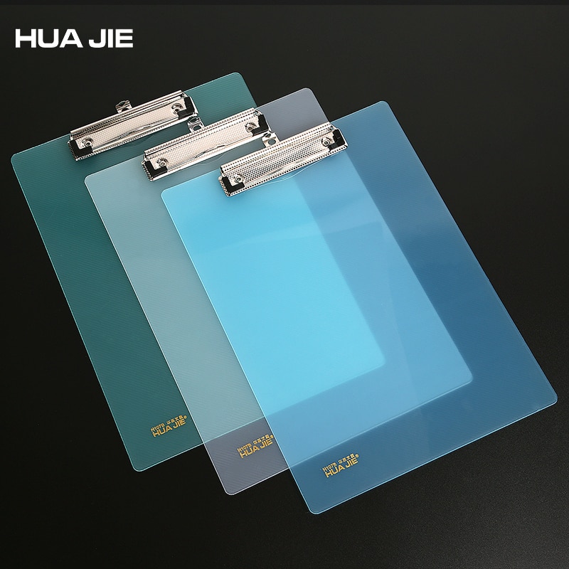 Transparent A4 Writing Board Drawing Board Simple Clipboard Paper Clip File Folder Report Folder Student Office Stationery H107B