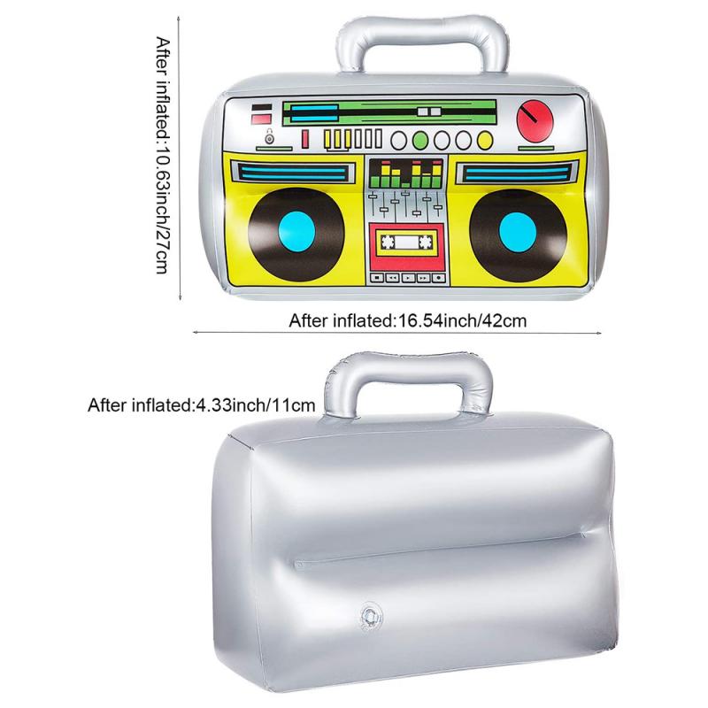 1/2PCS Interesting Radio Communication Machine Broadcaster Inflatable Mobile Phone Props PVC Inflatable Toy Party Decoration