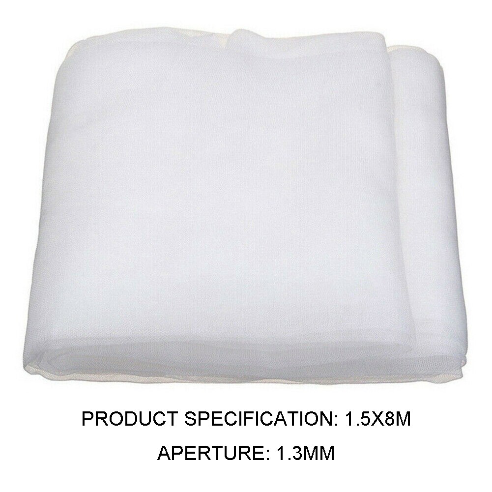 1.5x8m​ Greenhouse Insect Net Vegetable Garden Supplies Plant Cover Fruit Tree Household Garden Planting Elements Elements: B
