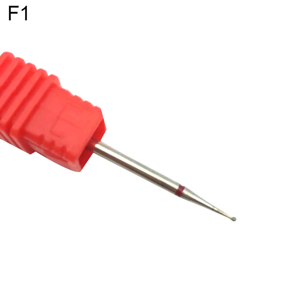 Tungsten Steel Nail Drill Bit Gel Polish Removal Milling Pedicure Manicure Tool Nail Drill Bit For Electric Manicure Drills: F1