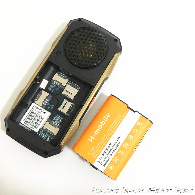H-Mobile H9000 Push-button Cell Phones With FM Java Bluetooth 20000mAh Dual Camera Super Torch Magic Voice Mobile