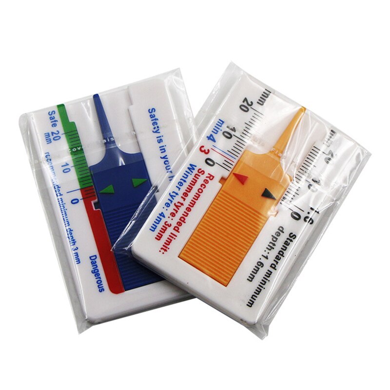 1 Pcs Tyre Tread Depth Measure Tool 0-20mm Indicator Gauge Auto Car Motorcycle Trailer Van Wheel Depthometer