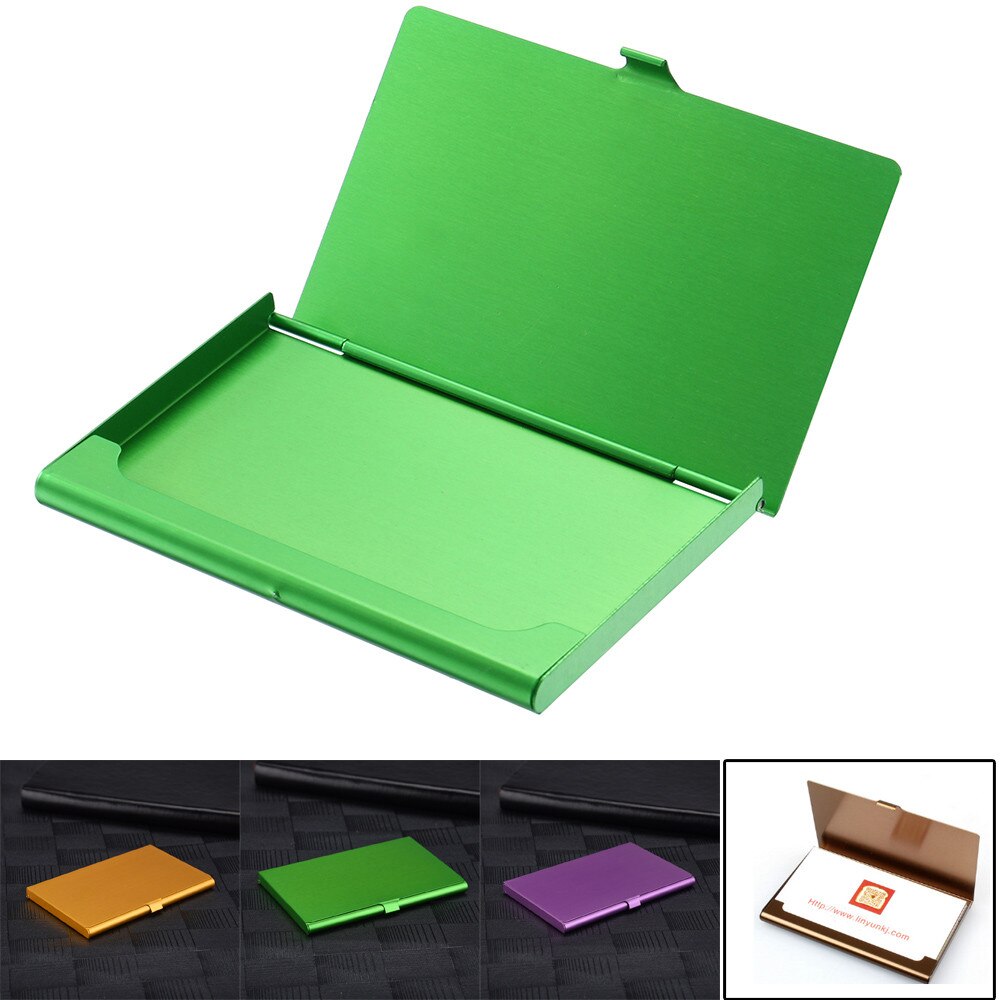 Slim Card Pack Credit Card Holder Bank Metal Check Sleeve Dedicated Antimagnetic Be Choked Cover 823