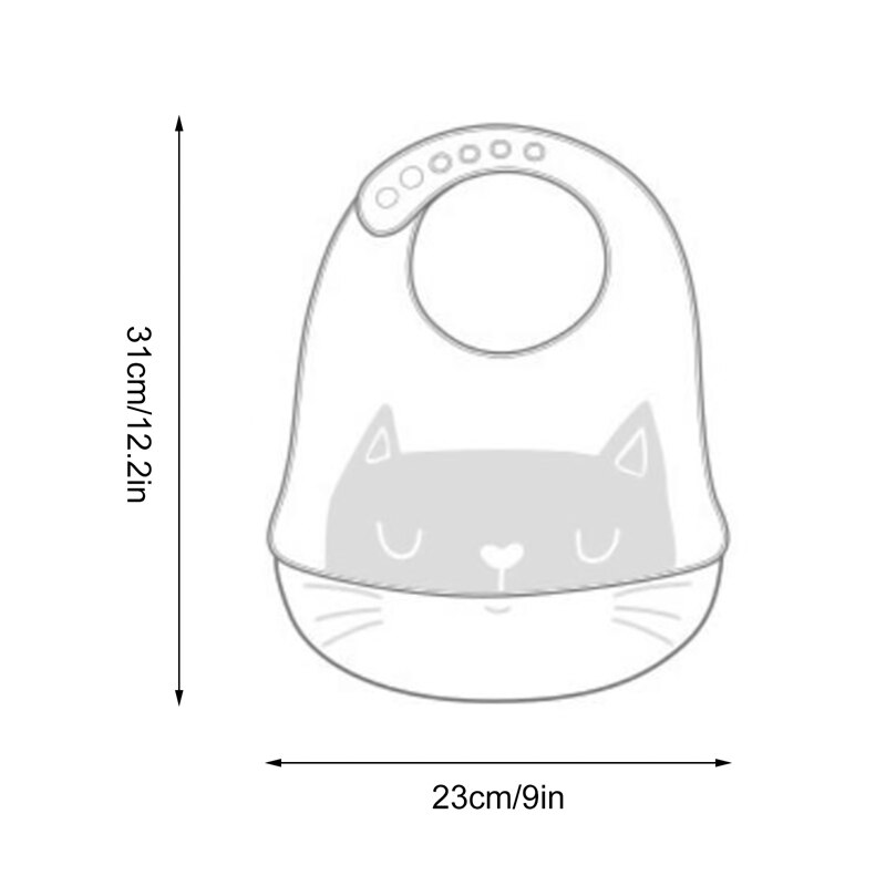 Baby Lätzchen Silikon Einstellbare Ebene Bild Wasserdicht Speichel Tropft Lätzchen Weiche Essbare Speichel Handtuch sabbern Baby Schal