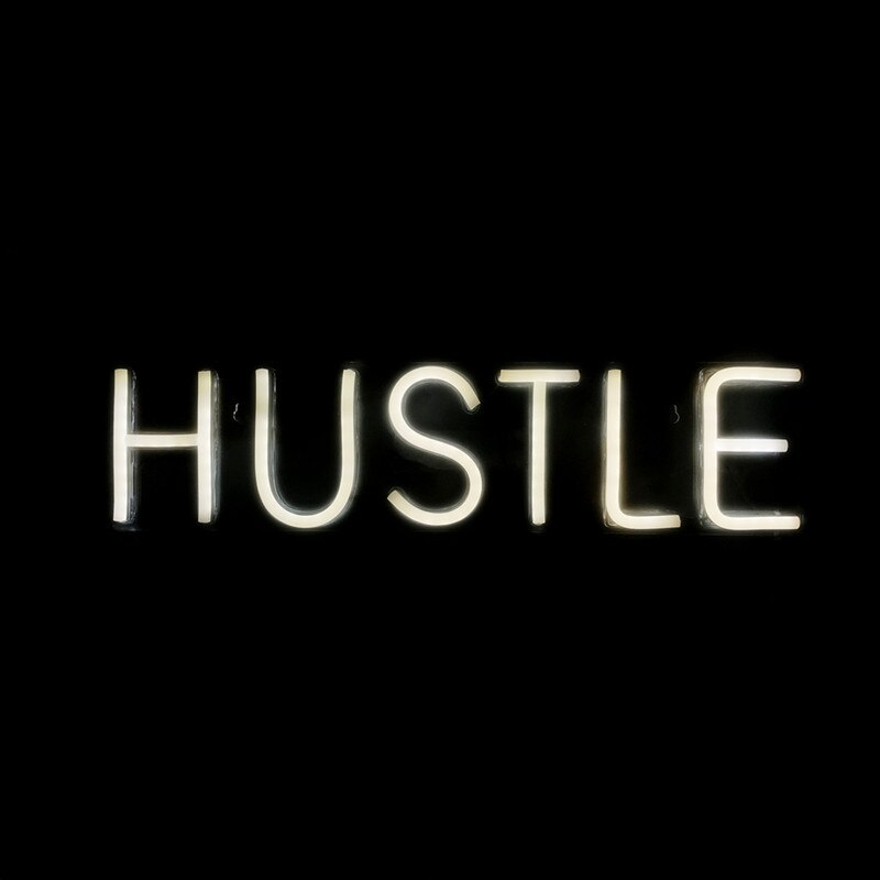 Hustle neon skilt nyhed lys store neon væg skilte til hjemmet spil værelse indretning soveværelse piger pub hotel cocktail rekreative