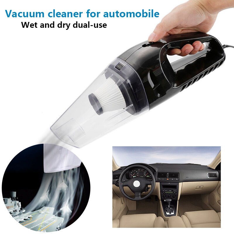 FR/ONS Draagbare Super Car Auto 12 v High Power Nat & Droog Handheld Draagbare Stofzuiger Hoover Cleaner Grote vent Cleaner