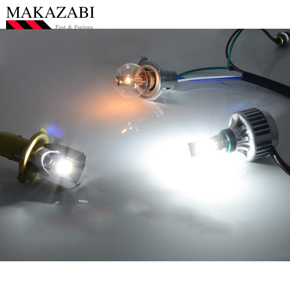 Accessoires de moto universels LED phare ampoule feux de croisement pour KAWASAKI z750 z900 z800 er6n z1000 versys 650 ninja 250r
