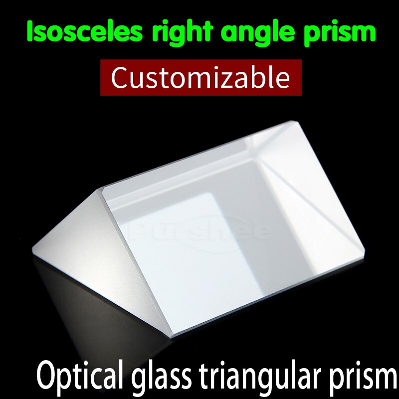 Optical glass triangular prism(25x25x40mm)