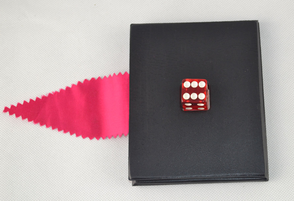 Dice Thru Spiegel Goocheltrucs Comedy Close Up Magia Solid Through Effen Magie Illusie Mentalisme Gimmick Props voor Goochelaars