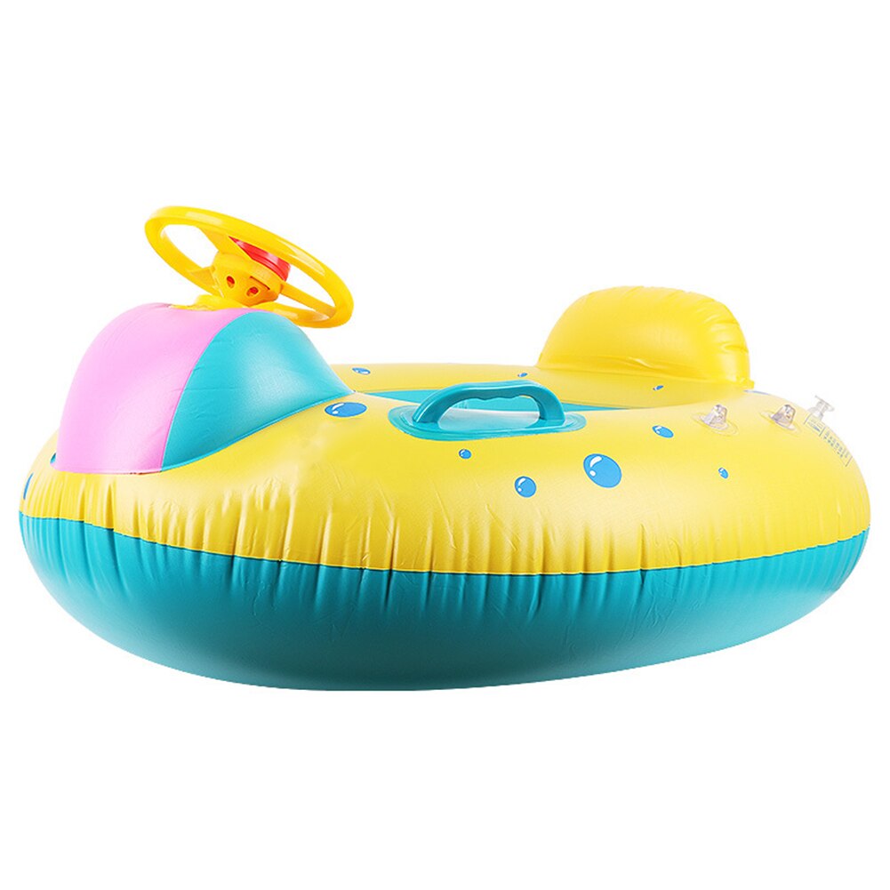 Baby Opblaasbare Zwemmen Ring Zetel Cirkel Cartoon Pool Float Speelgoed Met Zonnescherm Babyzitje Zwembad Speelgoed Party