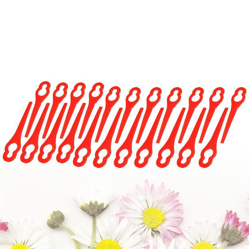 Winomo 30Pcs Plastic Gras Trimmer Messen Mower Vervanging Trim Snelle Switchblades