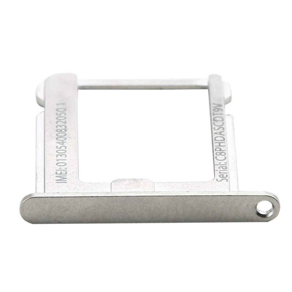 1Pcs Silver Metal Micro SIM Card Tray Holder Slot Replacement for Apple for iphone 4 4S Can print IMEI and Serial Print