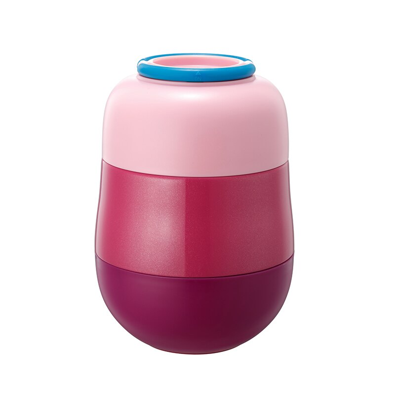 NEWYEARNEW Draagbare Thermo voor Voedsel Jar Rvs Lunchbox Soep Thermische Voedsel Container Warmer Thermos Verwarmd Lunchbox: Roze
