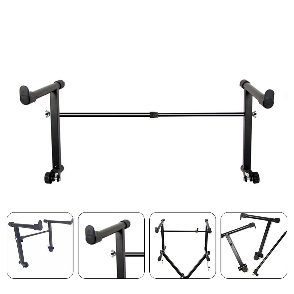 Electric Organ Stand Rack Universal Keyboard Stand Piano Keyboard Stand (Black)