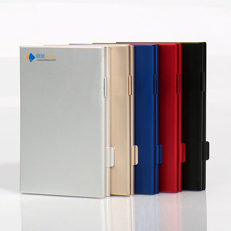 6 in 1 Aluminum Storage Box Bag Memory Card Case Holder Wallet Large Capacity For 6* SD Card