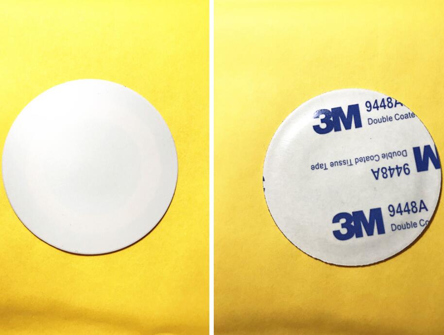 RFID 125KHz EM4305 T5577 Sticker Keytag Label Writable Key Token Tag Access Card Duplicate Clone: 1pc White