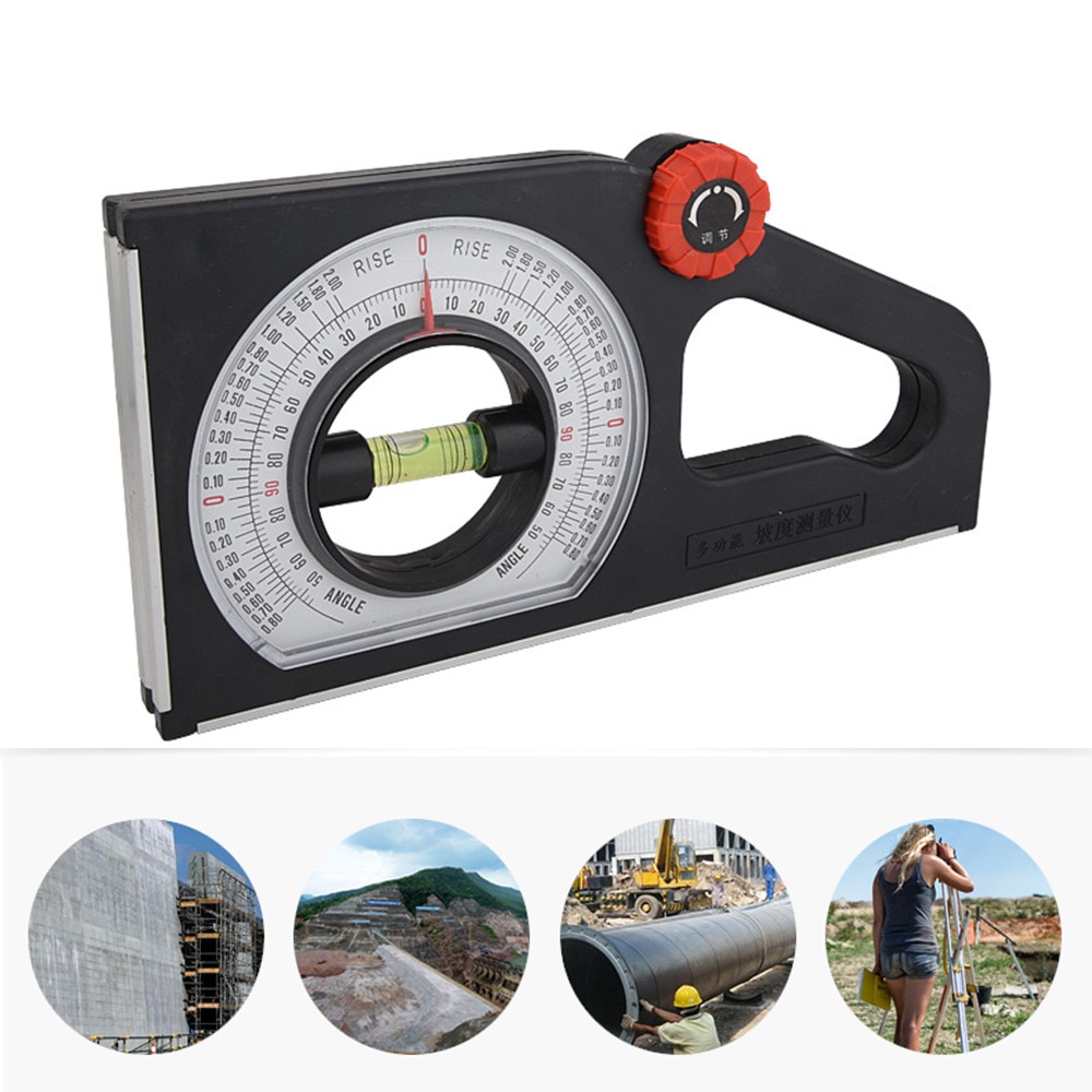 Slope Inclinometer Angle Finder Slope Protractor Tilt Level Meter Clinometer Gauge With Magnetic Base Measuring Tool