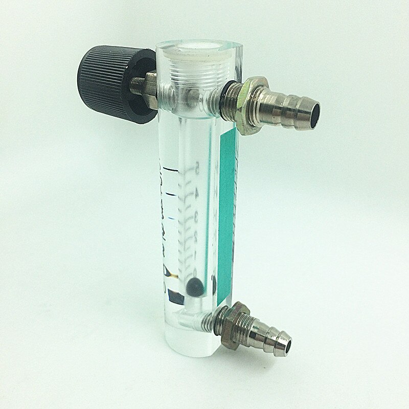 Luft oxygen gas flow meter flowmeter caudalimetro counter flow indicator  o2 oxigen gas meter flow device switch 0-5l/ min 93mm
