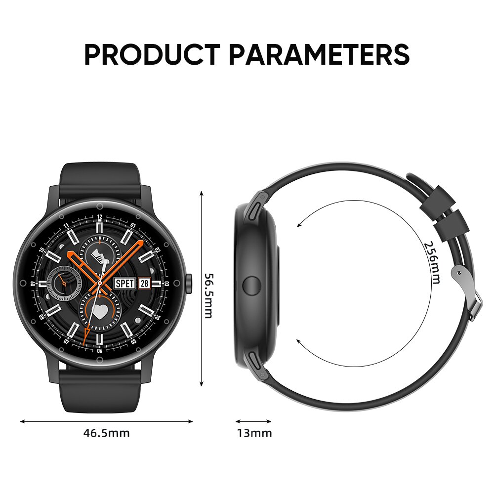 accorto guarda Donna Uomo pieno tocco schermo Bluetooth 5.2 Chiamata Orologi impermeabili sport fitness inseguitore Fabbrica IP67 ZL02 Nuovo