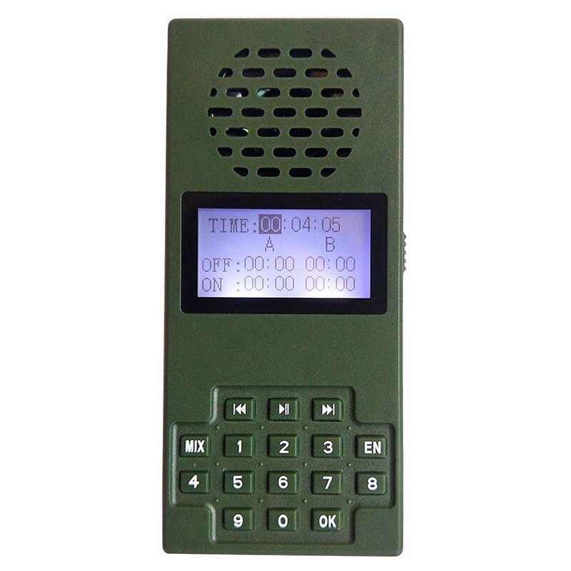Caça mp3 player pássaro chamador 20 w 126db falante elétrico com 150 vozes de aves ganso pato predador animais selvagens caça chamariz, plu da ue