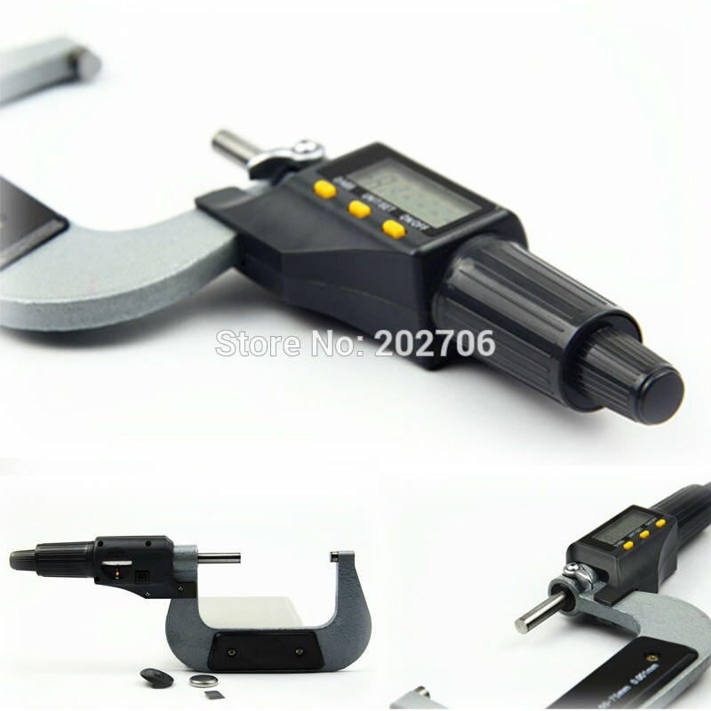 50-75mm x 0.001mm electronic digital Micrometer outside digital micrometer gauge !