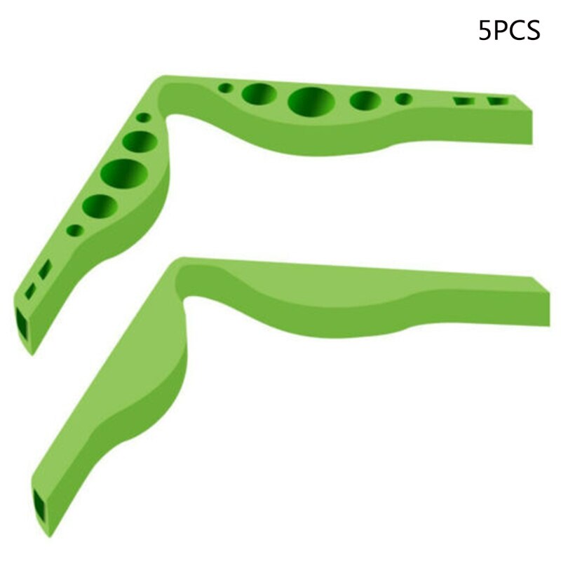 Puente nasal para mascarillas, accesorio libre de niebla, 5 uds., evita que se empañen las gafas para hombres y mujeres, 6 colores: Green