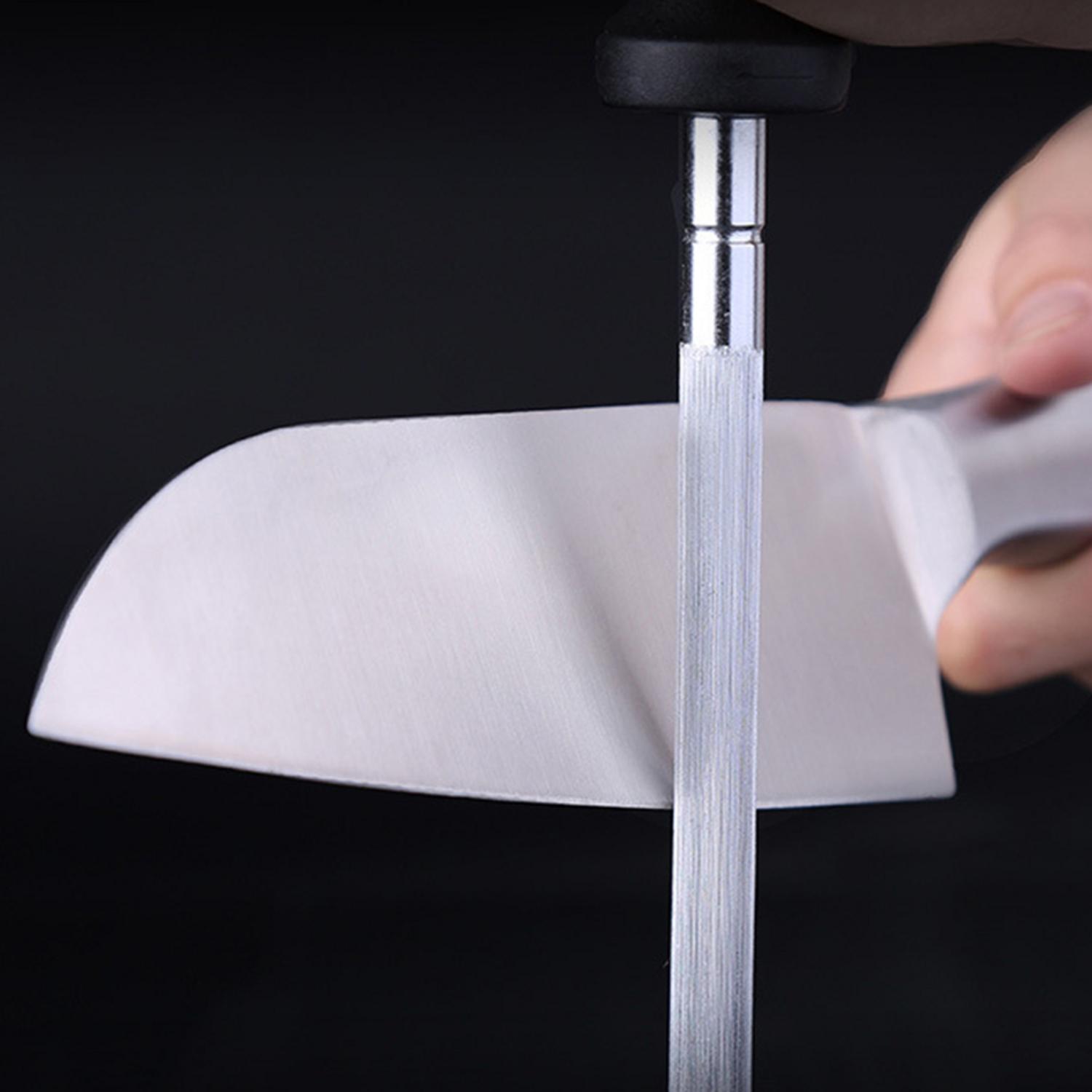 Kitchen Honing Steel Knife Sharpening Carbon Steel Rod For Kitchen