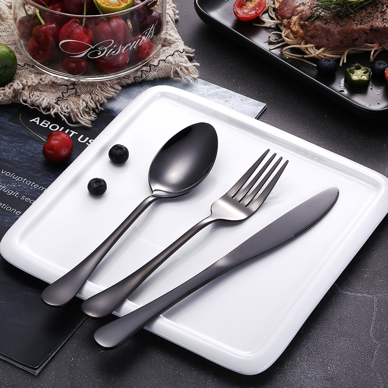Serviesje Reizen Camping Bestek Set Herbruikbare Zilverwerk met Metalen Stro Lepel Vork Eetstokjes en Draagbare Case