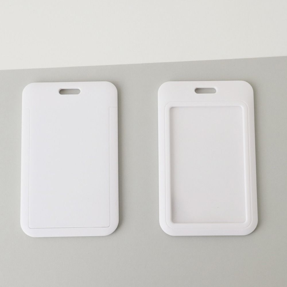 Tarjetero de plástico para estudiantes, funda bonita para tarjetas de crédito